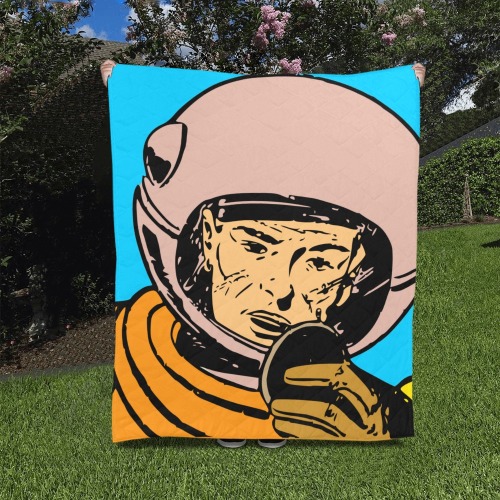 astronaut Quilt 50"x60"
