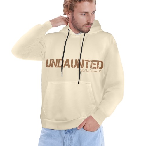 Undaunted Men's Hoodie (Brown) Men's All Over Print Hoodie (Model H61)