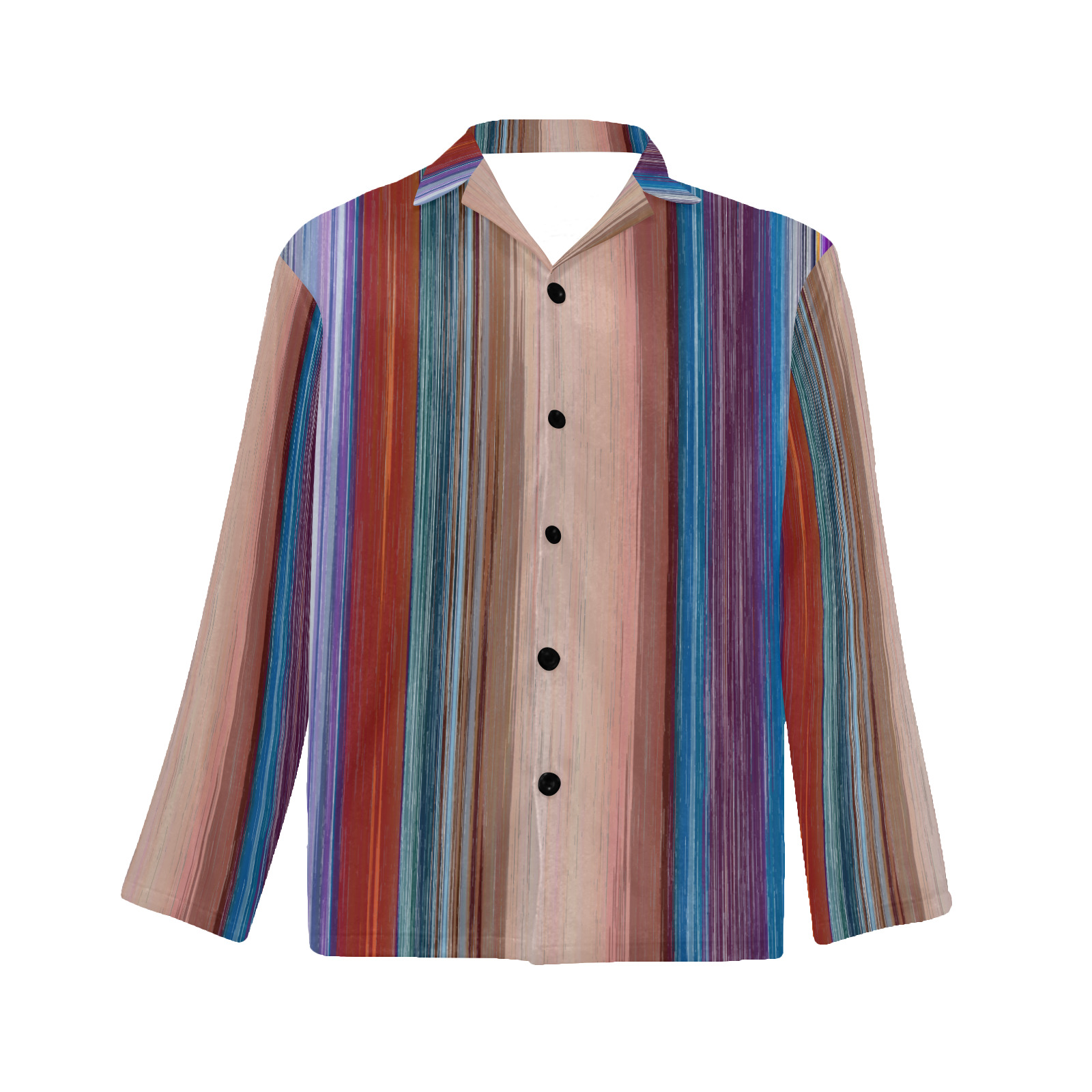 Altered Colours 1537 Men's V-Neck Long Pajama Top