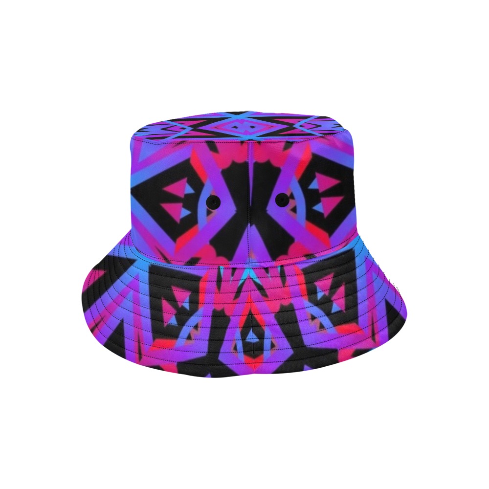 Fractoberry Fractal Pattern 000186BHM All Over Print Bucket Hat for Men