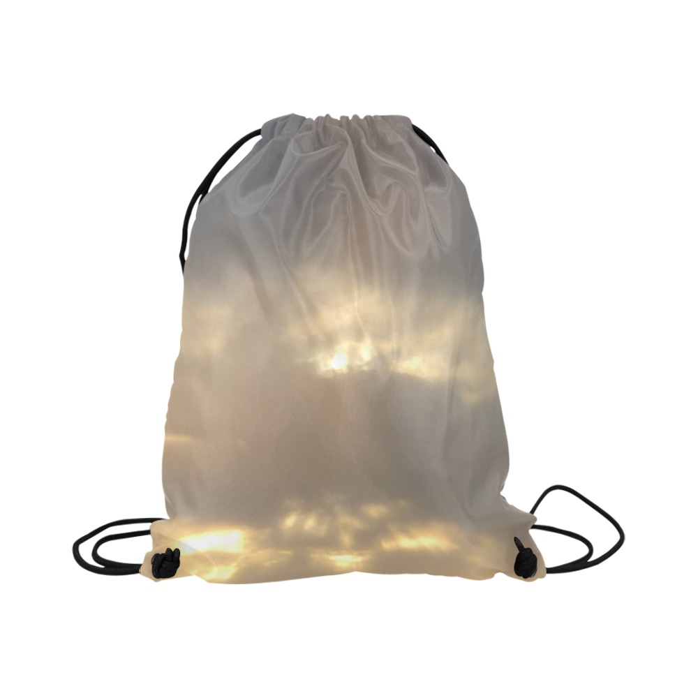 Cloud Collection Large Drawstring Bag Model 1604 (Twin Sides)  16.5"(W) * 19.3"(H)