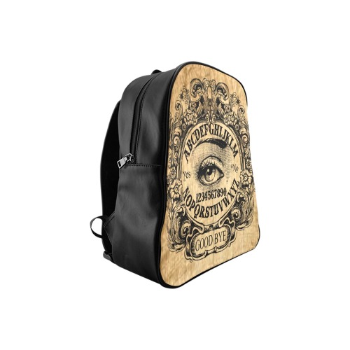 OUIJAFRAMEWITHEYEgblack School Backpack (Model 1601)(Small)