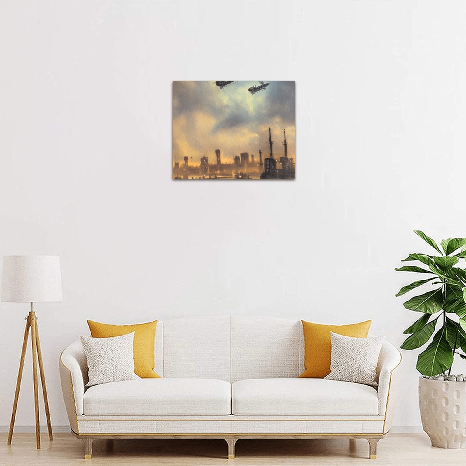 BATTLE OVER LONDON 3 Upgraded Canvas Print 10"x8"