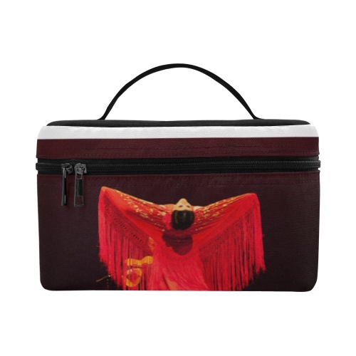 Judith Garcia and Oscar Jose Garcia Cosmetic Bag/Large (Model 1658)
