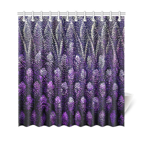 purple flower pattern Shower Curtain 69"x72"