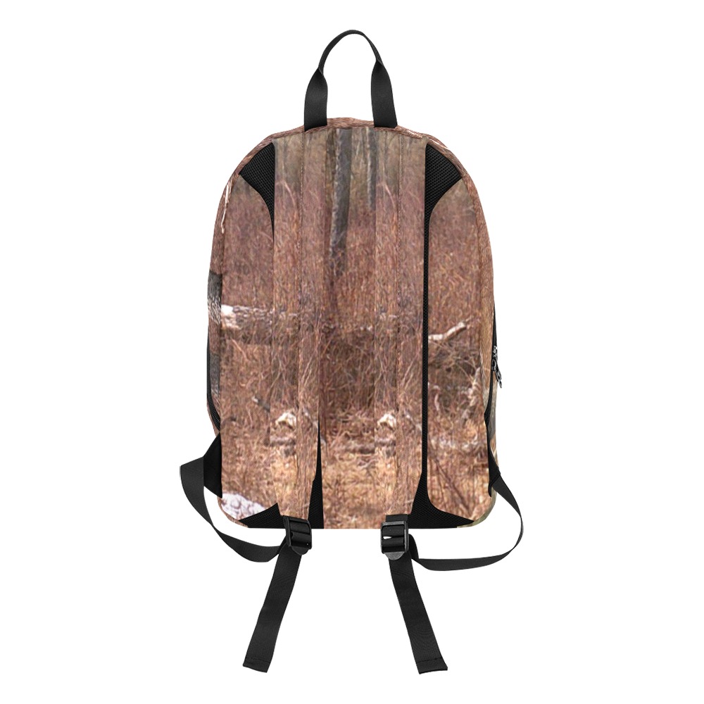 Falling tree in the woods Large Capacity Travel Backpack (Model 1691)