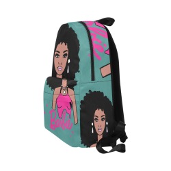 Afro Barbie Backpack Unisex Classic Backpack (Model 1673)