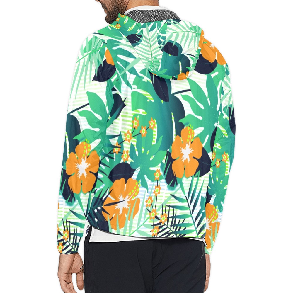 GROOVY FUNK THING FLORAL Unisex All Over Print Windbreaker (Model H23)