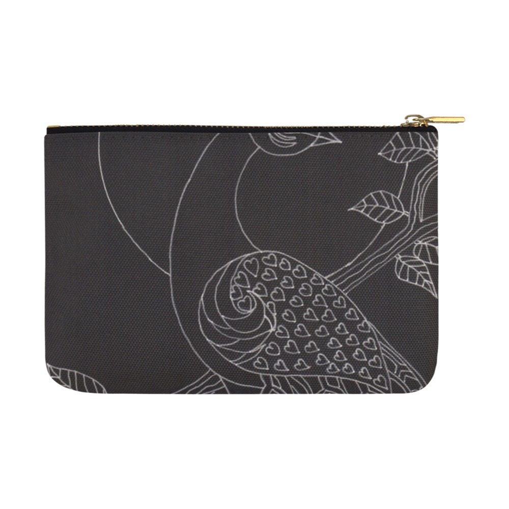 Peacock Moon Carry-All Pouch 12.5''x8.5''
