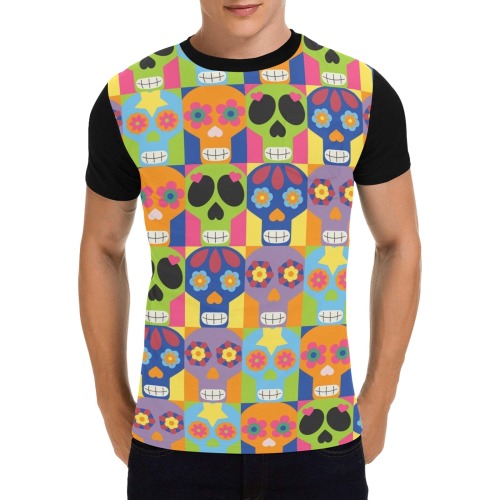 2022 Men's All Over Print T-Shirt with Chest Pocket (Model T56)