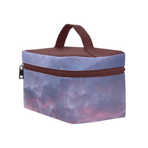 Morning Purple Sunrise Collection Cosmetic Bag/Large (Model 1658)