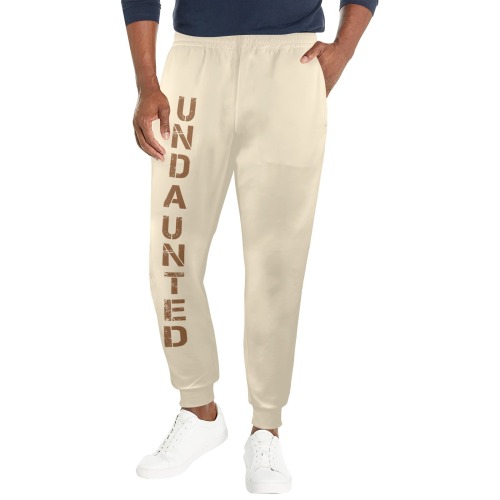 Undaunted Men's Sweat Pant (Brown) Men's Casual Sweatpants (Model L72)