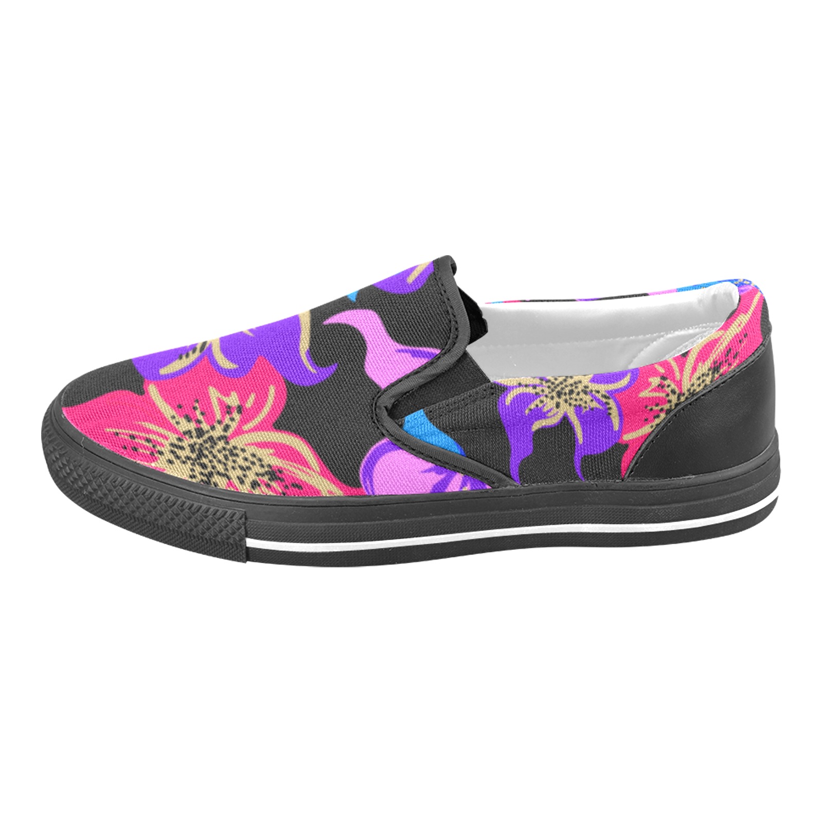Flower Garden Kids Kid Shoe Slip-on Canvas Shoes for Kid (Model 019)
