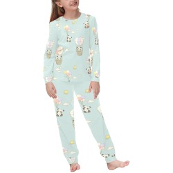 Flying Pandas Kids' All Over Print Pajama Set
