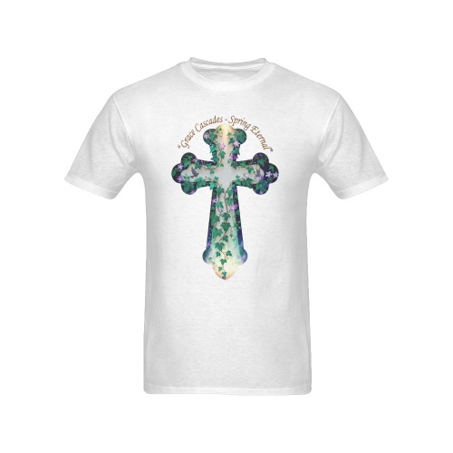 Spring Grace Cascades Face Shirt, Easter Awakening Gift