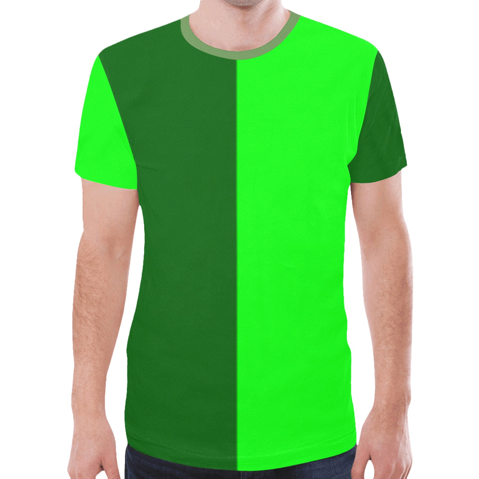 greenhalf New All Over Print T-shirt for Men (Model T45)