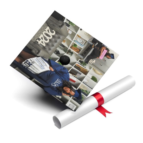 Graduation cap topper