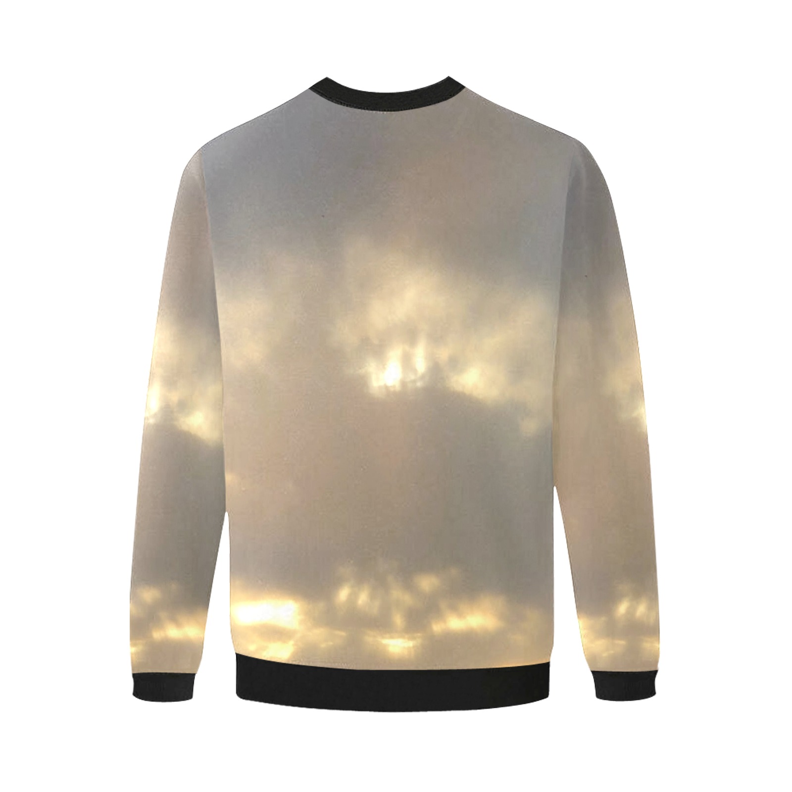 Cloud Collection Men's Oversized Fleece Crew Sweatshirt (Model H18)
