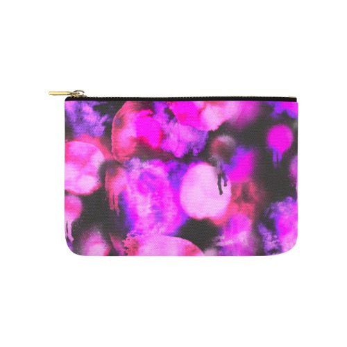 Graffiti dots pink and dark-2 Carry-All Pouch 9.5''x6''