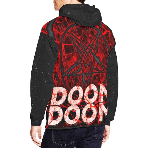 DOOM Merch All Over Print Hoodie for Men (USA Size) (Model H13)