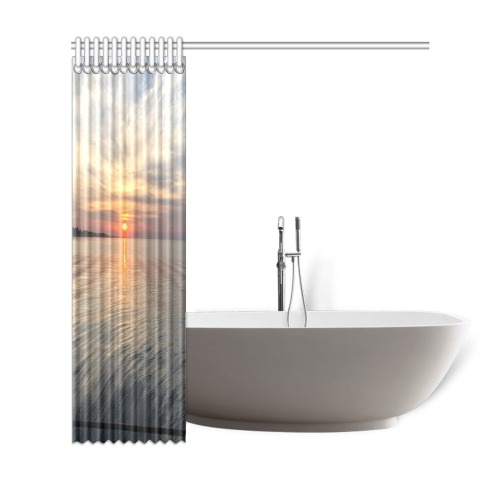 Early Sunset Collection Shower Curtain 69"x72"