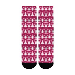 Little Christmas Trees Women's Custom Socks