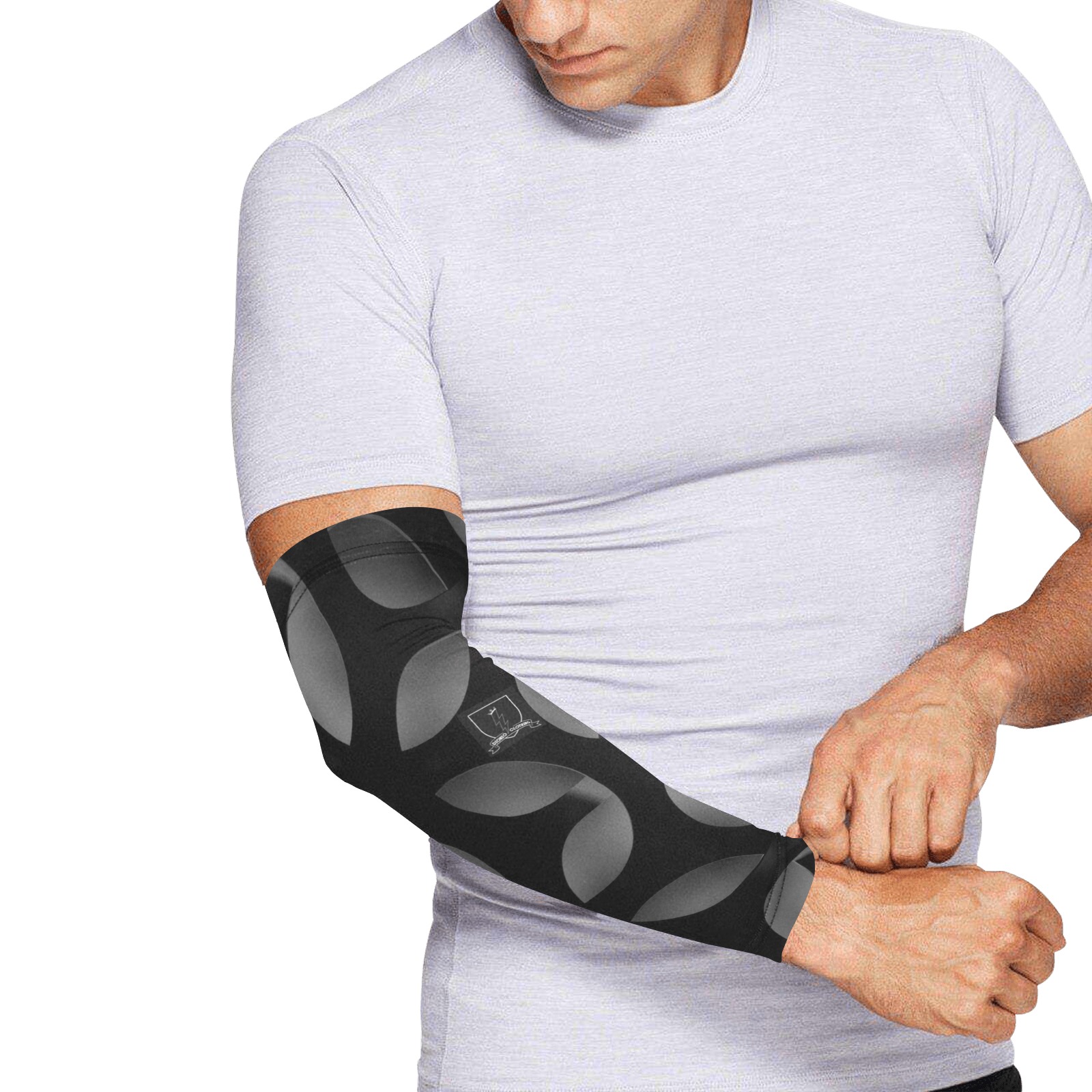DIONIO Clothing - Vigilante II Arm Sleeves (White & Black) Arm Sleeves (Set of Two)