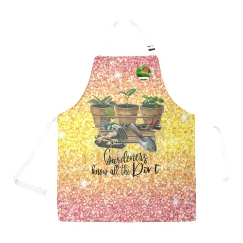 Hilltop Garden Produce by Kai Apron Collection- Gardeners know all the Dirt 53086P19 All Over Print Apron
