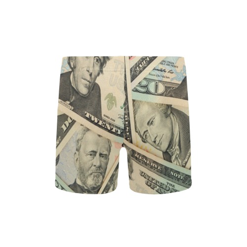 US PAPER CURRENCY Big Boys' Swimming Trunks (Model L57)