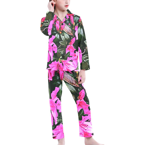 Azaleas 6082 Big Girls' V-Neck Long Pajama Set