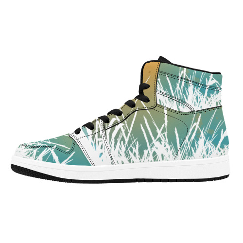 Sunset Colorful Men's High Top Sneakers (Model 20042)