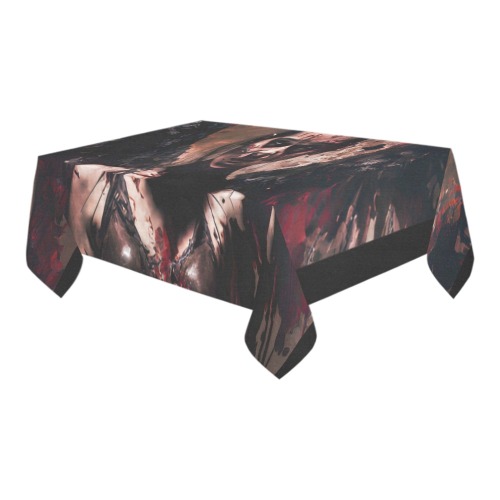 Angel of death Cotton Linen Tablecloth 60" x 90"