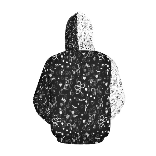 Simply Pop by Nico Bielow All Over Print Hoodie for Men (USA Size) (Model H13)