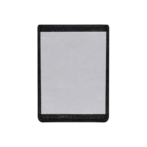 Cube black and white design Cell Phone Card Holder