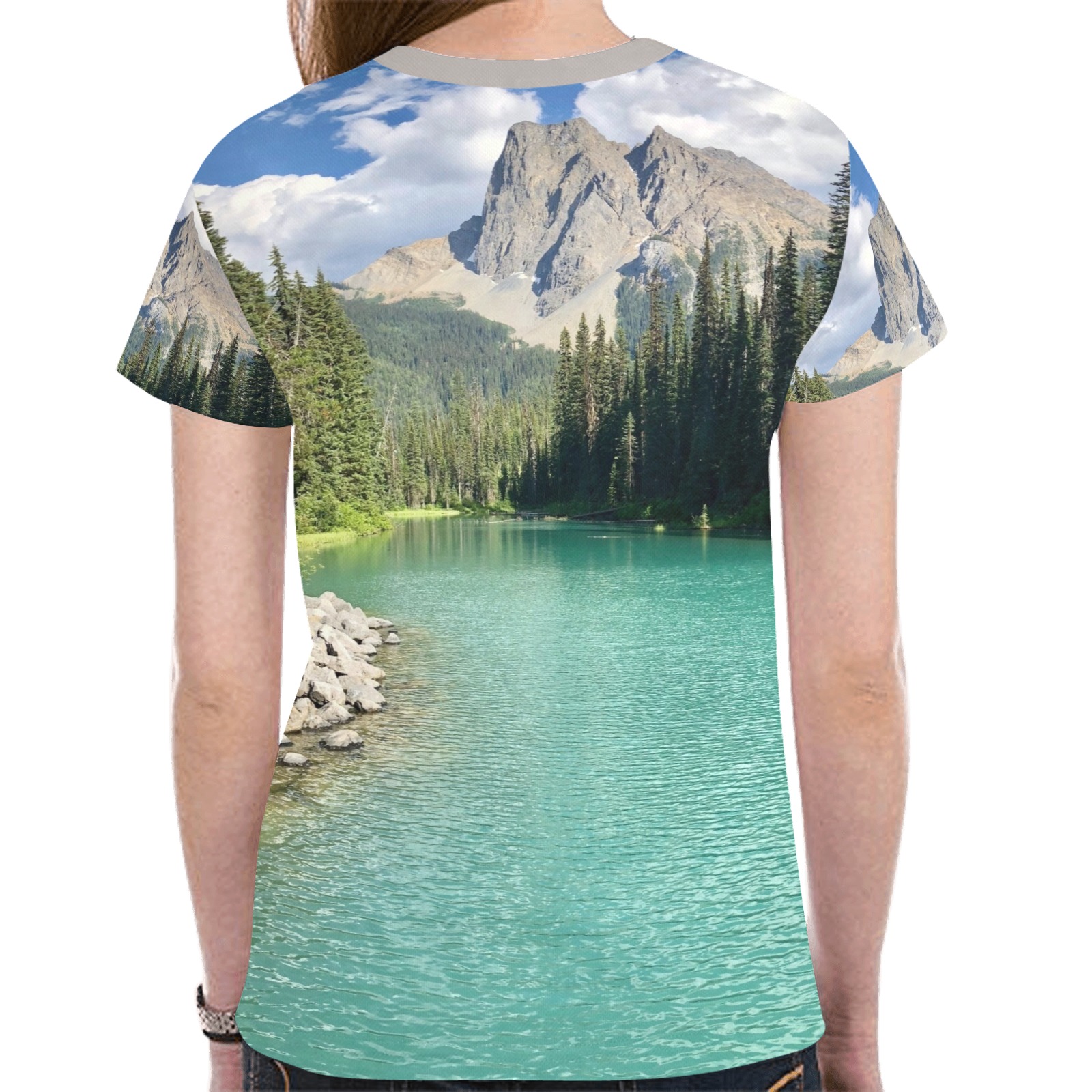 emerald lake in yoho national park collectable fly New All Over Print T-shirt for Women (Model T45)