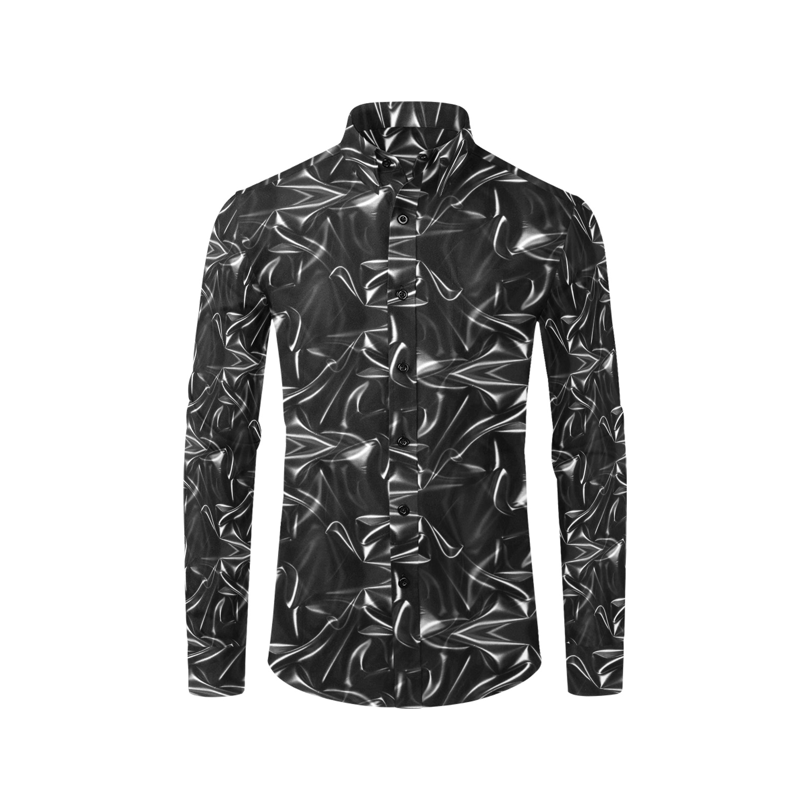 Dark Wet Look by Nico Bielow Men's All Over Print Casual Dress Shirt (Model T61)
