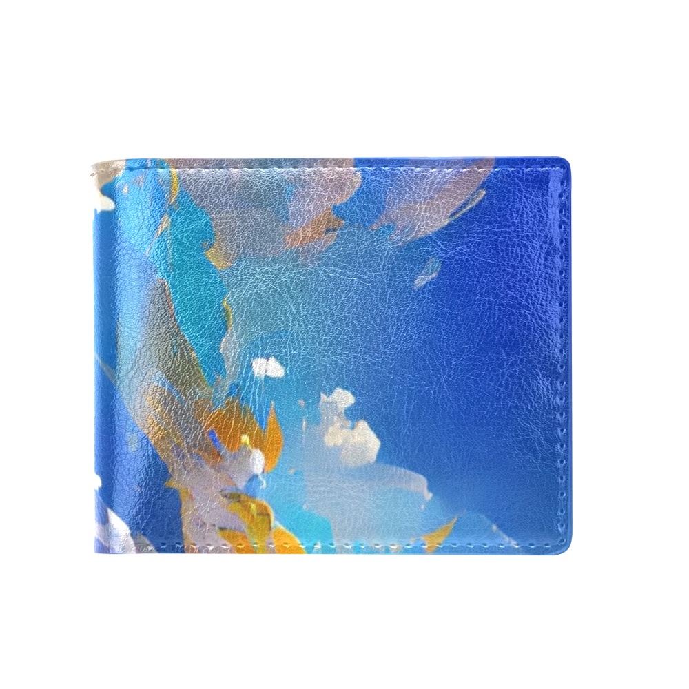 Spring_blue_sky_TradingCard Bifold Wallet with Coin Pocket (Model 1706)
