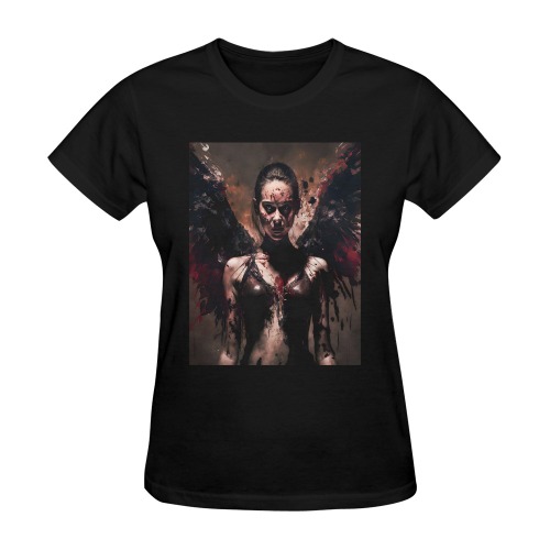 Angel of death Women's T-Shirt in USA Size (Two Sides Printing)