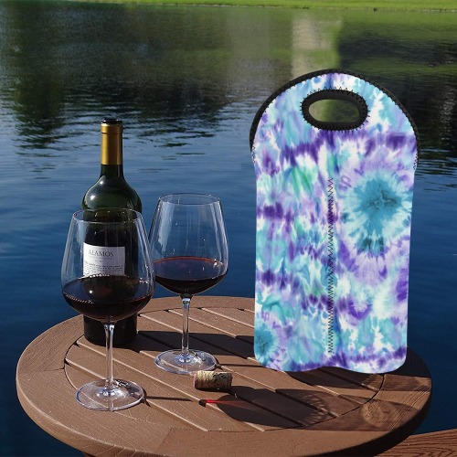 Tie Dye Design #107 | 2-Bottle Neoprene Wine Bag