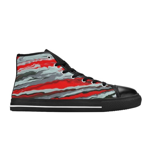 Redwave Men’s Classic High Top Canvas Shoes (Model 017)