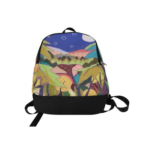 One Night in Tlaxcala Fabric Backpack for Adult (Model 1659)