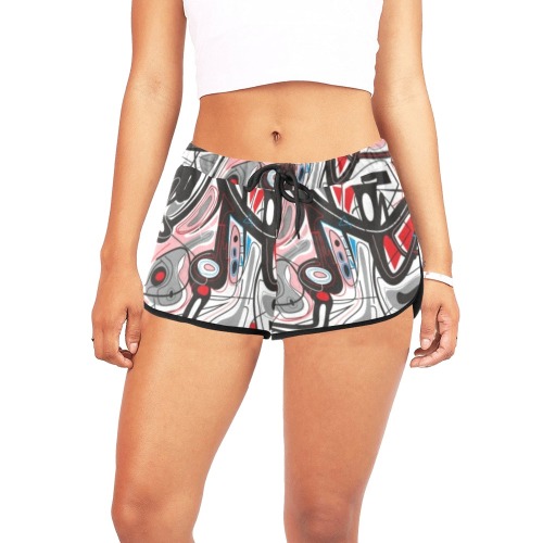 Model 2 Women's All Over Print Relaxed Shorts (Model L19)