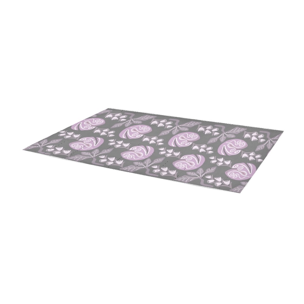 Sweet Floral Pattern Area Rug 9'6''x3'3''