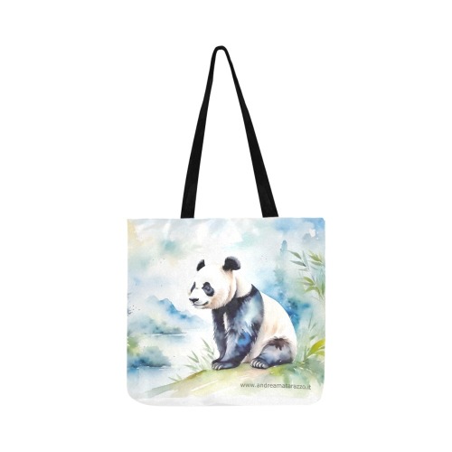 Panda Reusable Shopping Bag Model 1660 (Two sides)