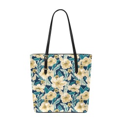 Painted Flowers Euramerican Tote Bag/Small (Model 1655)