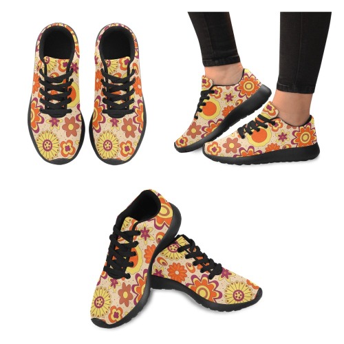Boho Floral 128 Women’s Running Shoes (Model 020)