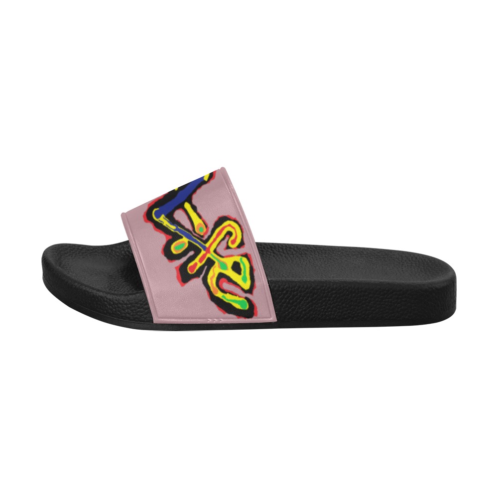 ZL.LOGO.vio Women's Slide Sandals (Model 057)