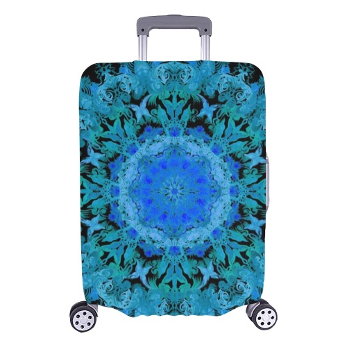 mandala light purple Luggage Cover/Large 26"-28"