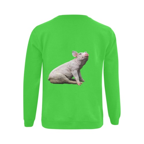 pig g Gildan Crewneck Sweatshirt(NEW) (Model H01)