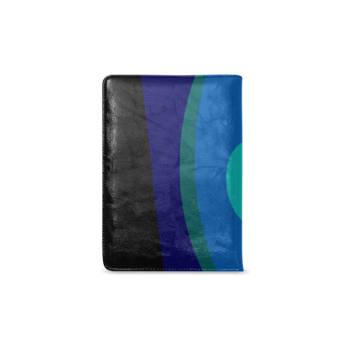 Dimensional Blue Abstract 915 Custom NoteBook A5